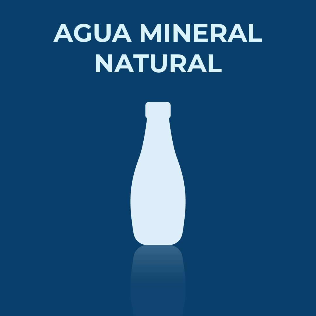 Cartel Agua Mineral Natural