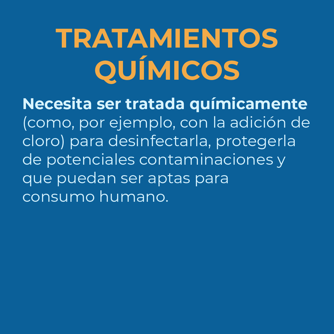 cartel tratamientos químicos