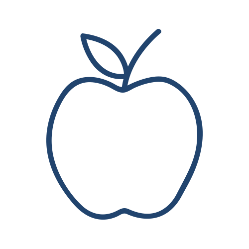 Icono de una manzana